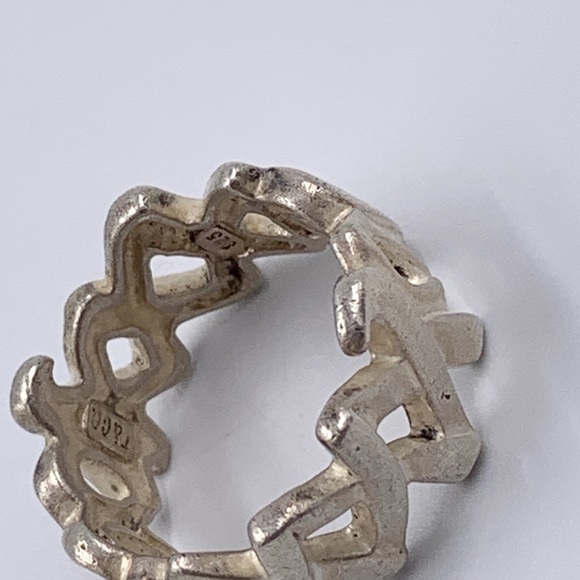 Tiffany & Co 925 Silver Loving Heart Vintage Ring - Picture 5 of 7